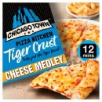 Asda Chicago Town Pizza Kitchen Tiger Crust Cheese Medley Pizza