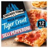 Asda Chicago Town Pizza Kitchen Tiger Crust Deli Pepperoni Pizza