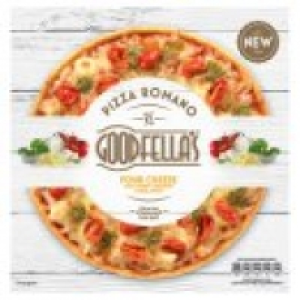 Goodfellas Romano Four Cheese with Cherry Tomatoes & Basil Pesto Pizza