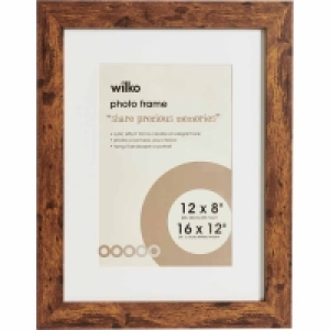 Wilko  Wilko Rustic Effect Photo Frame 16 x 12 Inch