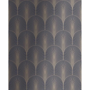 Wilko  Superfresco Easy Josephine Navy/RoseGold