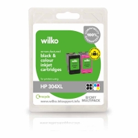 Wilko  Wilko HP304XL Black and Colour Multipack