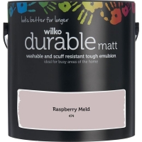 Wilko  Wilko Durable Raspberry Meld Matt Emulsion Paint 2.5L