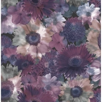 Wilko  Superfresco Easy Purple Midnight Garden Floral Wallpaper