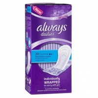 Poundland  Always Dailies Normal Pantyliners 20 Pack