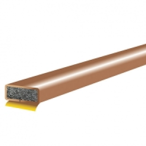 4FireDoors Intumescent Fire Seal - Brown 10 x 4mm Single Doo £6.45