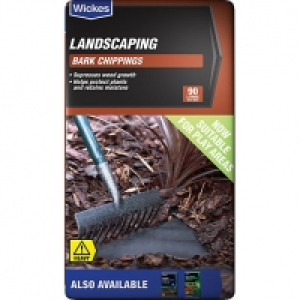 Wickes Play Safe Grade Bark Chippings - 90L £7.00