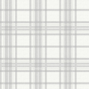 Superfresco Easy Country Tartan Wallpaper Silver - 10m £15.00