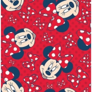 Disney Minnie Red Bow Red Decorative Wallpaper - 10m £12.50