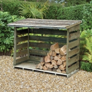 Forest Garden 6 x 3 ft Pressure Treated Timber Log Store £124.00
