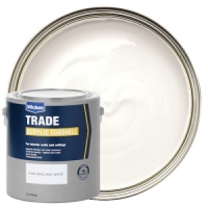 Wickes Trade Acrylic Eggshell Emulsion Paint - Pure Brillian £25.00