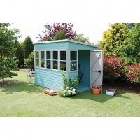 Wickes  Shire 8 x 6 ft Timber Pent Potting Shed