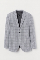 HM   Linen-blend jacket Regular Fit
