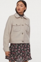 HM   Short wool-blend jacket