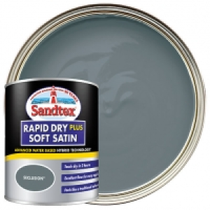 Sandtex Rapid Dry Plus Soft Satin Paint - Seclusion 750ml £30.00
