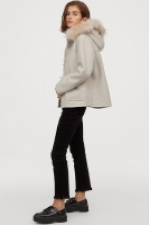 Duffle coat with faux fur £24.00