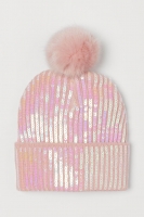 HM   Knitted hat with sequins