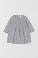HM   Fine-knit cotton dress