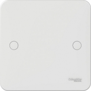 Lisse 1 Gang Blank Plate - White £0.51