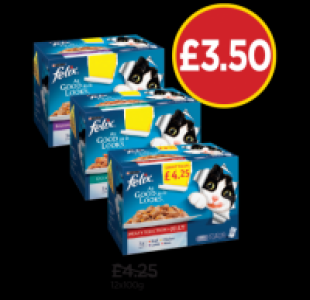 Felix As Good As It Looks Favourites, Ocean Feasts, Meaty Se £3.50