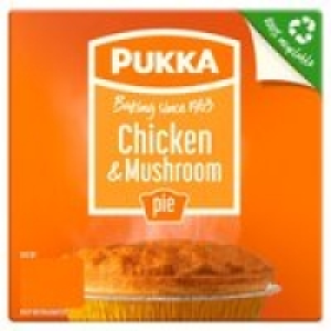Pukka Chicken & Mushroom Pie  £1.00