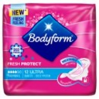 Asda Bodyform Ultra Deo Fresh Lightly Scented Normal Sanitary Towels with 