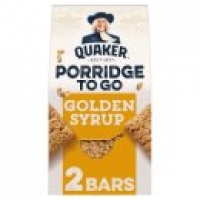 Asda Quaker Oat Porridge To Go Golden Syrup Breakfast Bars