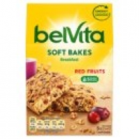Asda Belvita Breakfast Soft Bakes Red Berries 5 Pack