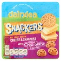 Asda Dairylea Snackers Cheese & Crackers with Mini Chocolate Cookies