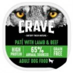 Crave Lamb & Beef in Loaf Natural Adult Dog Food Tray