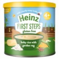 Asda Heinz 4+ Months First Steps Baby Rice with Garden Veg