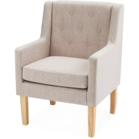 Aldi  Kirkton House Cream Accent Chair
