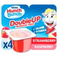 Asda Munch Bunch Double Up Strawberry & Raspberry Yogurts