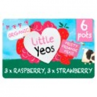 Asda Yeo Valley Little Yeos Organic Strawberry & Raspberry Yogurt