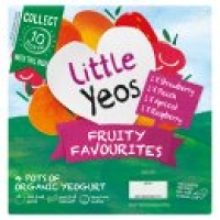 Asda Yeo Valley Little Yeos Organic Fruity Favourites Yogurt