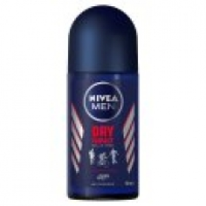 Men Anti-Perspirant Deodorant Roll-On Dry Impact 48 Hours De £1.00