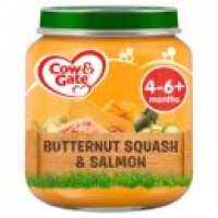 Asda Cow & Gate Butternut Squash & Salmon 4m+