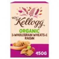 Asda Kelloggs Organic Wholegrain Wheats Raisin