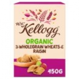 Asda Kelloggs Organic Wholegrain Wheats Raisin