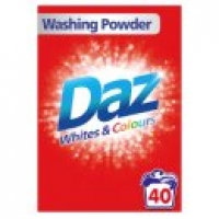 Asda Daz Washing Powder Whites & Colours 40 Washes