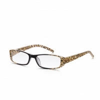 Poundland  Leopard Plastic Frame Reading Glasses +3.00