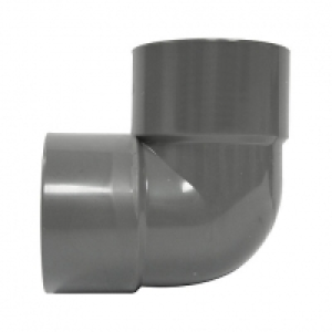 FloPlast WS10G Solvent Weld Waste 90 Deg Bend - Grey 32mm £0.89
