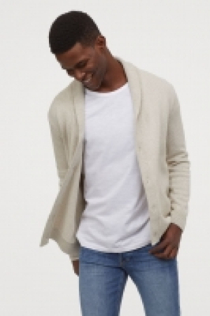 HM   Shawl-collar cardigan