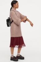 HM   Textured-knit polo-neck jumper