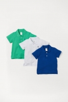HM   3-pack polo shirts