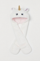 HM   Hooded unicorn scarf