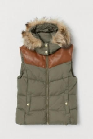  Padded gilet with a hood £10.00
