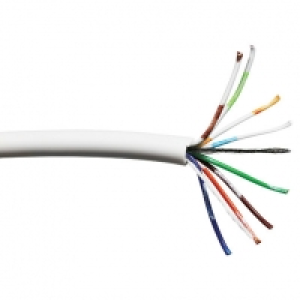 8 Core 4 Pair Telephone Flexible Cable White 100m £30.00