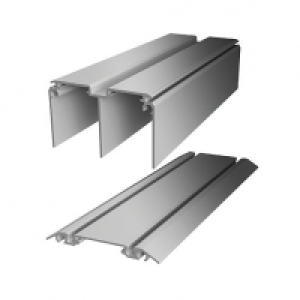 Spacepro Minimalist Sliding Door Trackset Silver - 1830mm £80.00