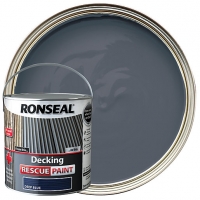 Wickes  Ronseal Rescue Decking Paint - Deep Blue 2.5L